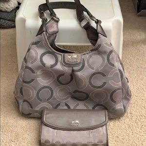Coach pocketbook and wallet